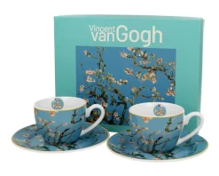 Zestaw 2 filiżanek espresso 90 ml Van Gogh Almond Blossom * Duo Clearance