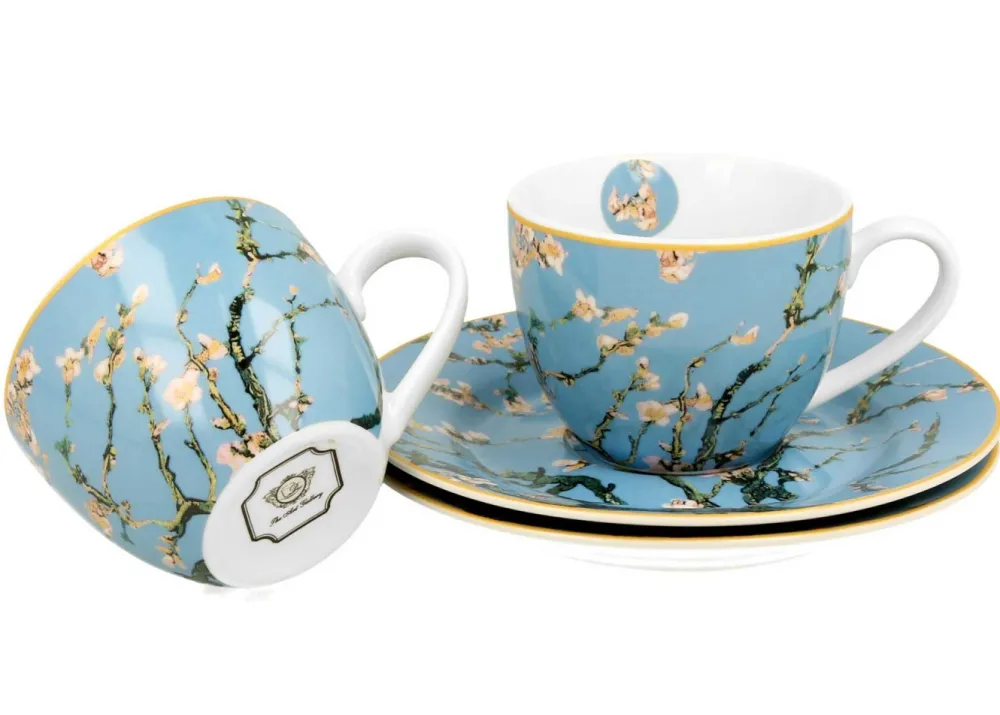 Zestaw 2 filiżanek espresso 90 ml Van Gogh Almond Blossom * Duo Clearance