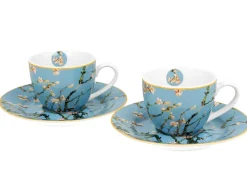 Zestaw 2 filiżanek espresso 90 ml Van Gogh Almond Blossom * Duo Clearance