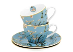 Zestaw 2 filiżanek espresso 90 ml Van Gogh Almond Blossom * Duo Clearance