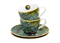 Zestaw 2 filiżanek espresso 90 ml Van Gogh Irises * Duo
