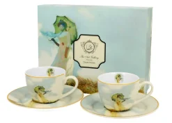 Zestaw 2 filiżanek espresso Monet Woman With Parasol 90 ml * Duo Discount