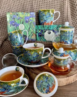 Zestaw 6 filiżanek Van Gogh Irises 250 ml * Duo Discount