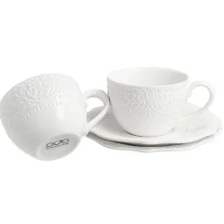 Zestaw 2 filiżanek ze spodkami Alice 210 ml * Duo Outlet