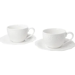 Zestaw 2 filiżanek ze spodkami Alice 210 ml * Duo Outlet