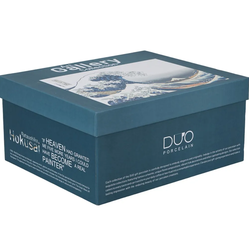 Zestaw 2 filiżanek ze spodkami Hokusai The Great Wave 270 ml * Duo Discount