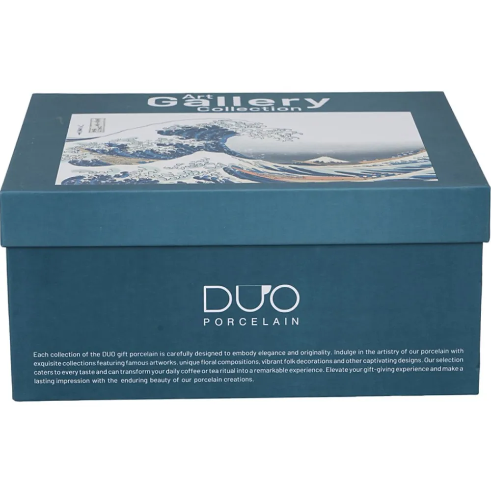 Zestaw 2 filiżanek ze spodkami Hokusai The Great Wave 270 ml * Duo Discount