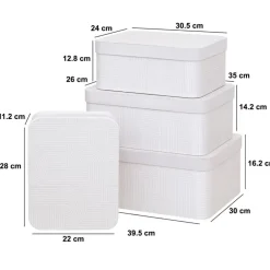 Zestaw 4 kartonowych pudełek Arche * 5five Simply Smart Online