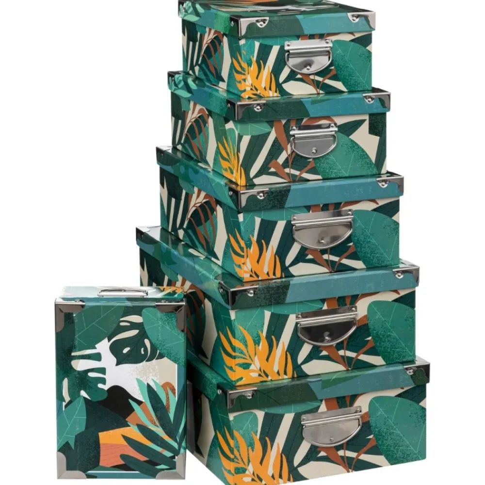 Zestaw 6 kartonowych pudełek Tropical * 5five Simply Smart Discount
