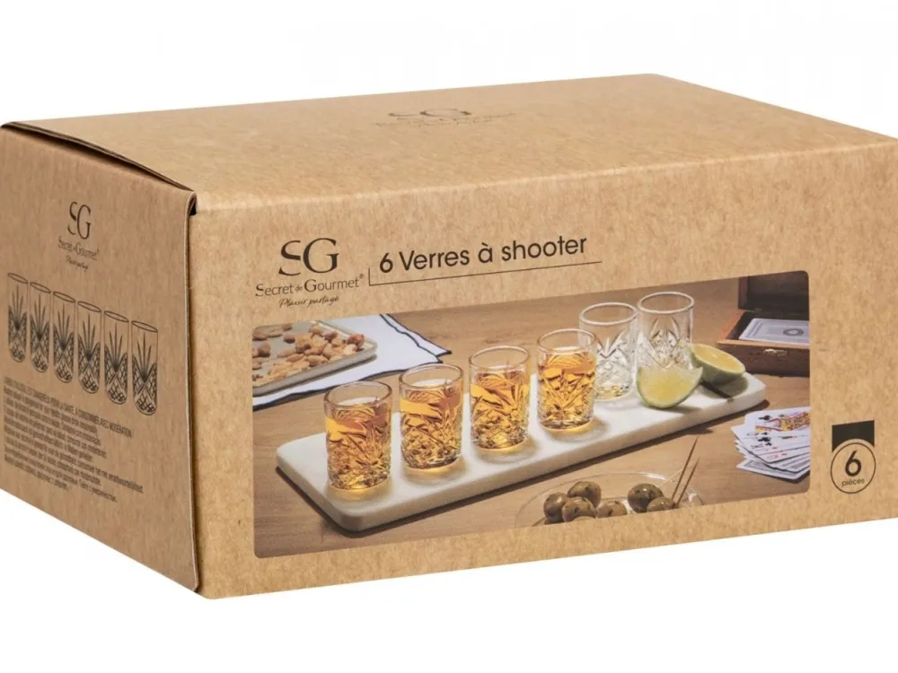 Zestaw 6 kieliszków Automne * Secret de Gourmet Online