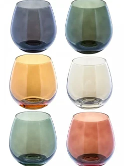 Zestaw 6 kolorowych szklanek 450 ml Lucia * Secret de Gourmet Discount