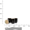 Zestaw 4 kubków z łyżeczkami Kendi Black * HowHomely Sale