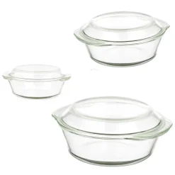 Zestaw 3 naczyń do zapiekania 700ml, 1l, 1,5l * VIVALTO Clearance