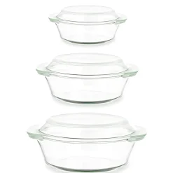 Zestaw 3 naczyń do zapiekania 700ml, 1l, 1,5l * VIVALTO Clearance