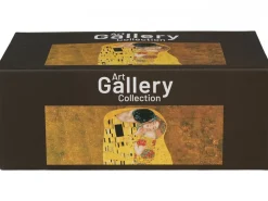 Zestaw śniadaniowy filiżanka ze spodkiem G. Klimt The Kiss * Duo Online