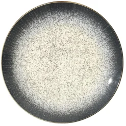 Zestaw obiadowy ceramiczny 12 el. AURA szary * Online