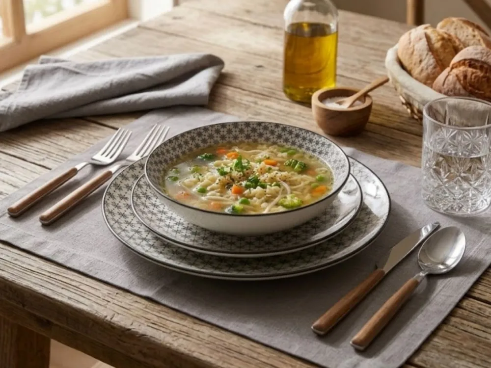 Zestaw obiadowy dla 6 osób Bohemia Flower * Secret de Gourmet Discount