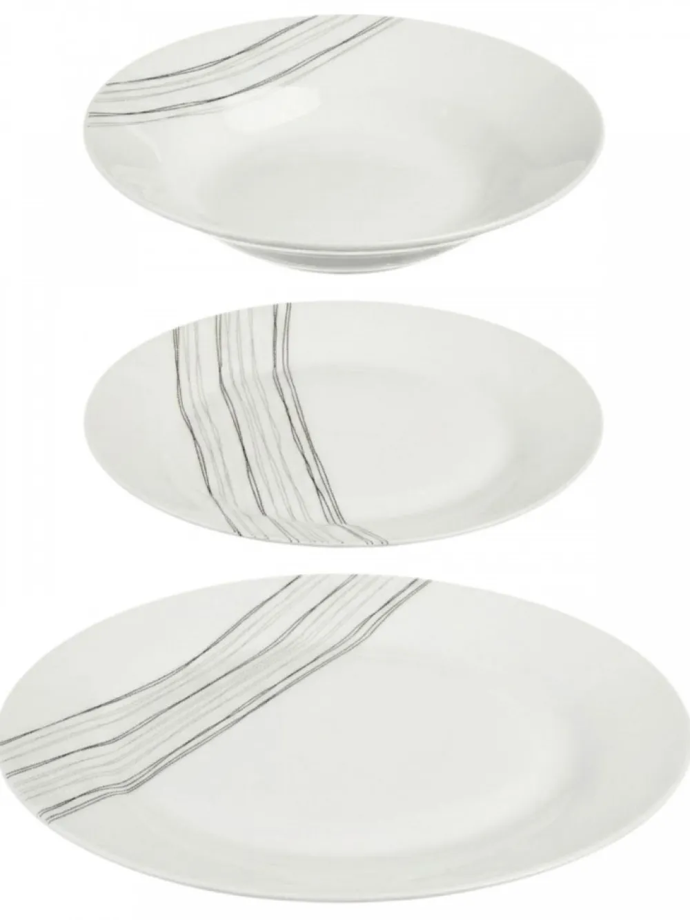 Zestaw obiadowy dla 6 osób Lignes * Secret de Gourmet New