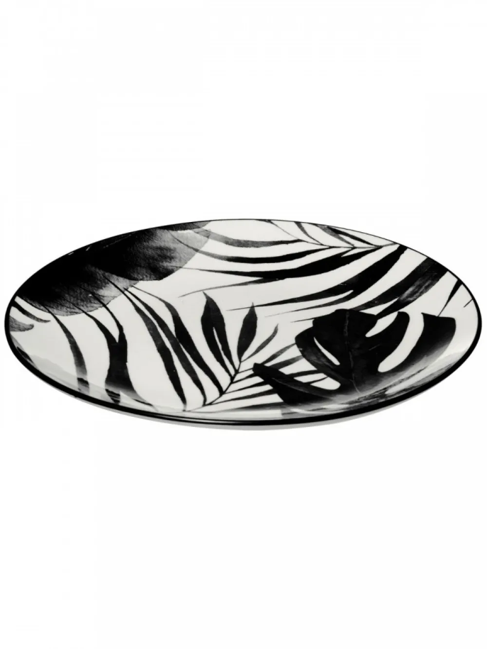 Zestaw obiadowy dla 6 osób Palme Black * Secret de Gourmet