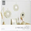 Zestaw 3 okrągłych luster CALEO * HowHomely Discount
