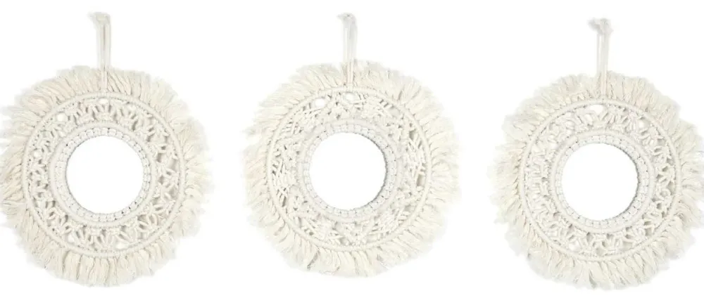 Zestaw 3 okrągłych luster CALEO * HowHomely Discount