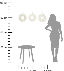 Zestaw 3 okrągłych luster CALEO * HowHomely Discount