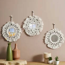 Zestaw 3 okrągłych luster CALEO * HowHomely Discount