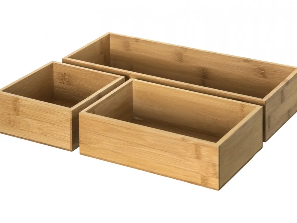 Zestaw 3 organizerów z bambusa Tidy Smart * 5five Simply Smart Sale