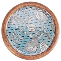 Zestaw podkładek z niebieskim nadrukiem 4 szt. - wzór 1 * Excellent Houseware Discount