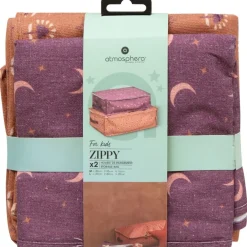 Zestaw 2 pokrowców do przechowywania Zippy * Atmosphera Discount