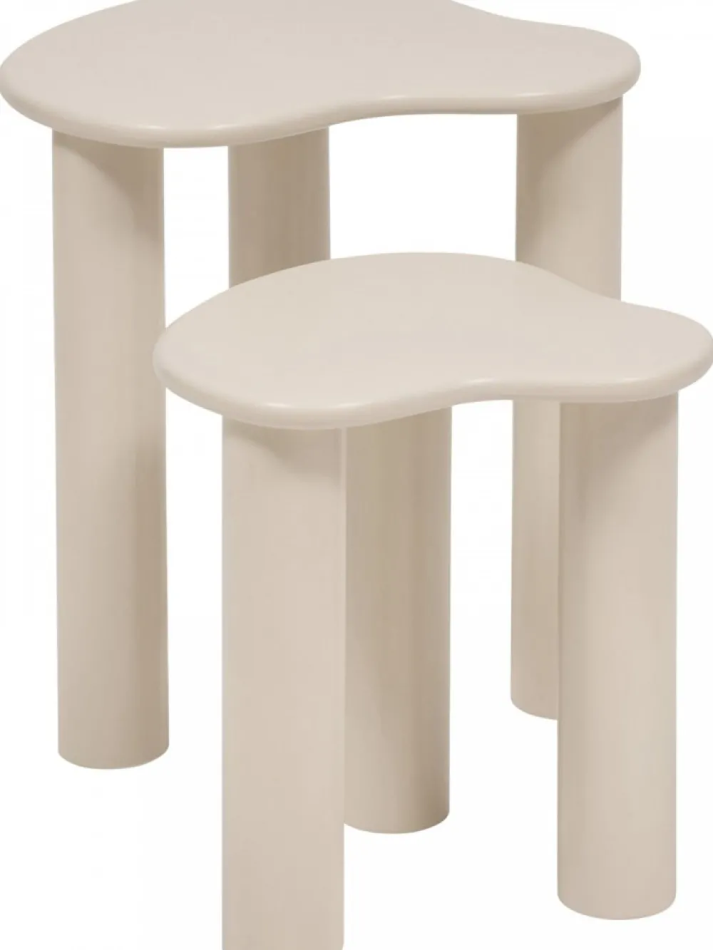 Zestaw 2 stolików kawowych 45 cm Olao * Atmosphera Outlet
