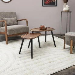 Zestaw 2 stolików kawowych Loft Duo * HowHomely New