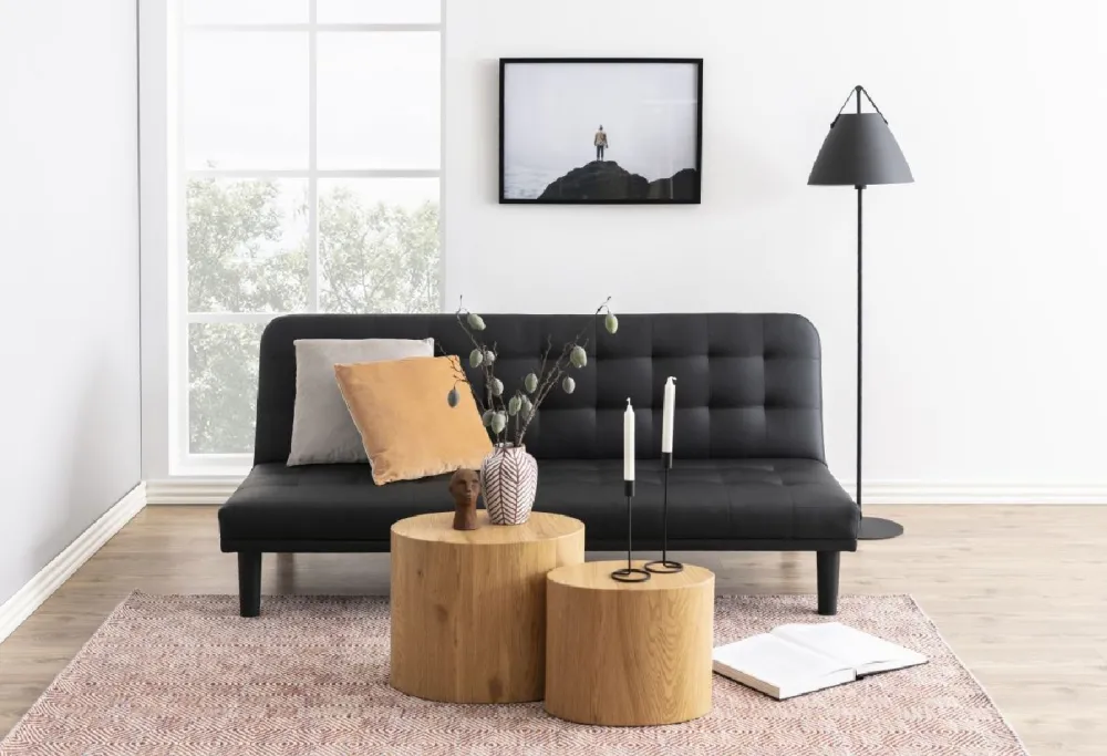 Zestaw 2 stolików kawowych Mice imitacja dębu * Actona Outlet