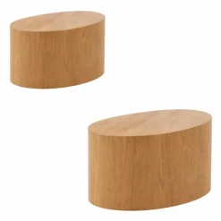 Zestaw 2 stolików kawowych Mice imitacja dębu * Actona Outlet