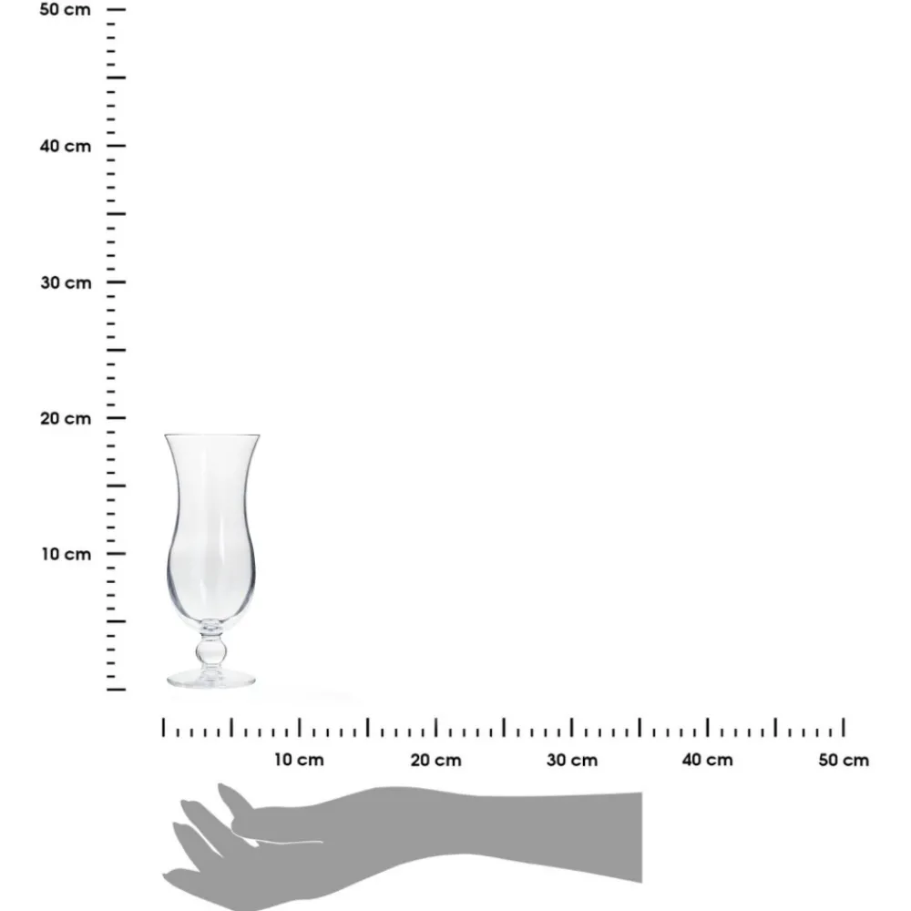 Zestaw 4 szklanek do koktajli 440 ml Hawai * Secret de Gourmet Sale