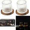 Zestaw 2 szklanek do whisky DUO akacja * HowHomely Sale