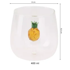 Zestaw 3 szklanek z figurkami wewnątrz 400 ml * H&S Decoration Best