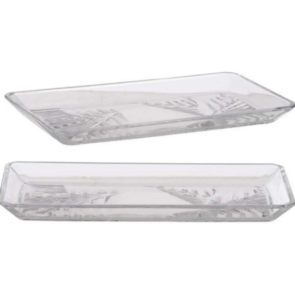 Zestaw 2 szt tac ze szkła MADLEN 22x12 cm * PASABAHÇE Sale