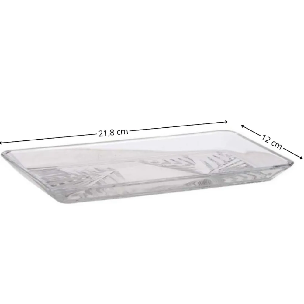 Zestaw 2 szt tac ze szkła MADLEN 22x12 cm * PASABAHÇE Sale