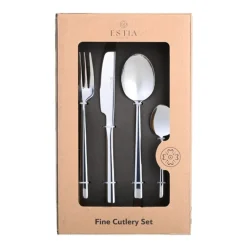 Zestaw sztućców 24 elementy Prestige Silver * Estia Discount