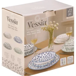 Zestaw talerzy 12 el. w 4 kolorach * VESSIA Sale