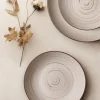 Zestaw talerzy obiadowych 12 el. SPIRAL beżowe * VESSIA Hot