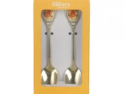Zestaw 2 złote łyżeczki Van Gogh Sunflowers * Duo Sale