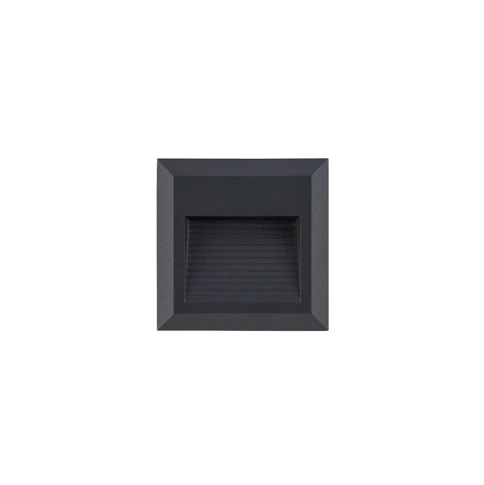 Zewnętrzna Oprawa Podtynkowa SIDEWALK Czarny 3W LED 3000K IP54 10 cm