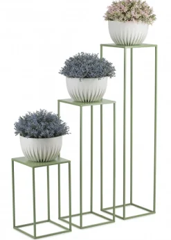 Zielony kwietnik stojący 70 cm * HowHomely Discount