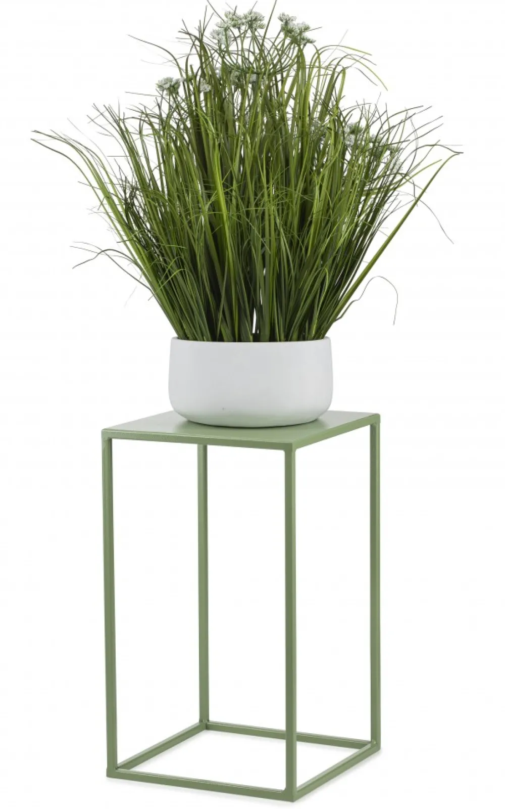 Zielony kwietnik stojący 40 cm * HowHomely New