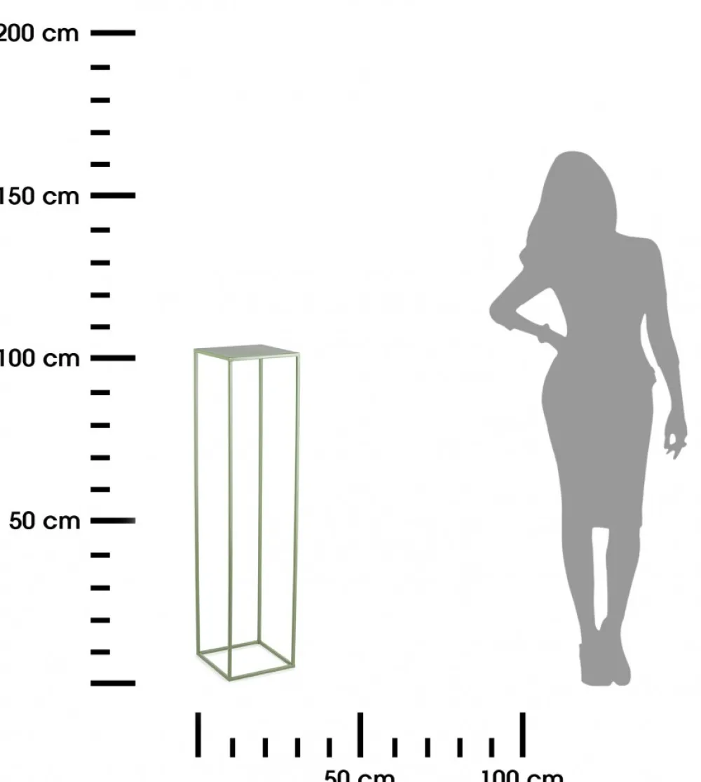 Zielony kwietnik stojący 100 cm * HowHomely Clearance